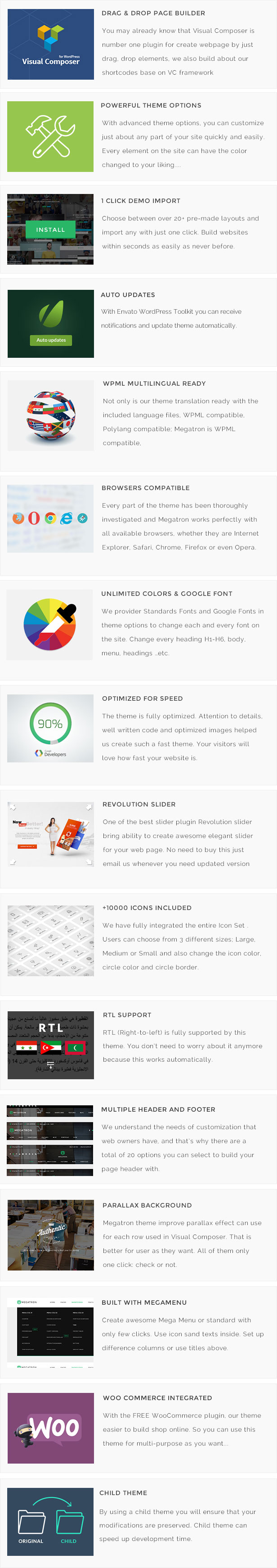 Megatron - Responsive MultiPurpose WordPress Theme - 14