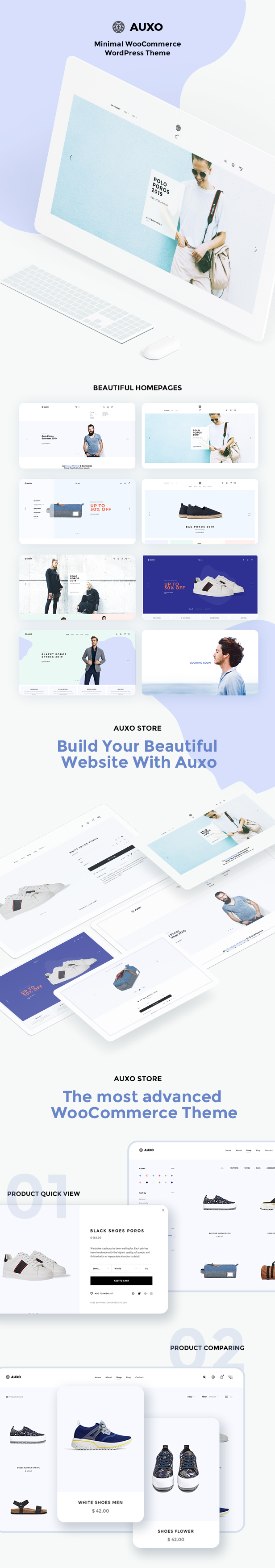 Auxo – Minial WooCommerce Shopping WordPress Theme - 9