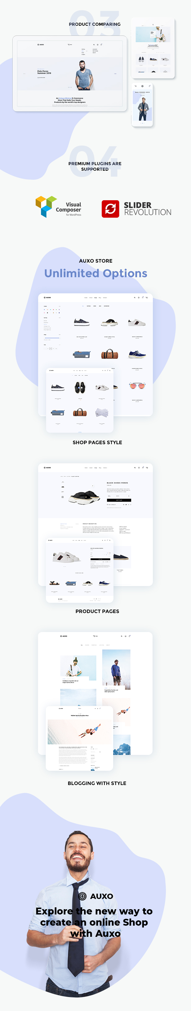 Auxo – Minimal WooCommerce Shopping WordPress Theme - 10