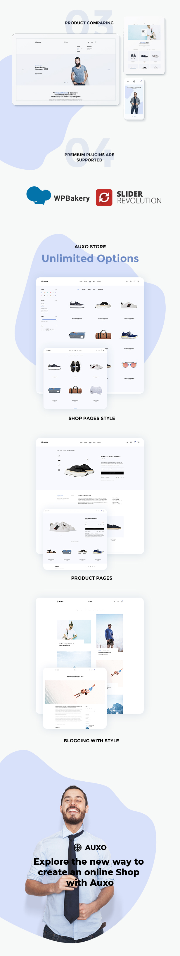 Auxo – Minimal WooCommerce Shopping WordPress Theme - 10