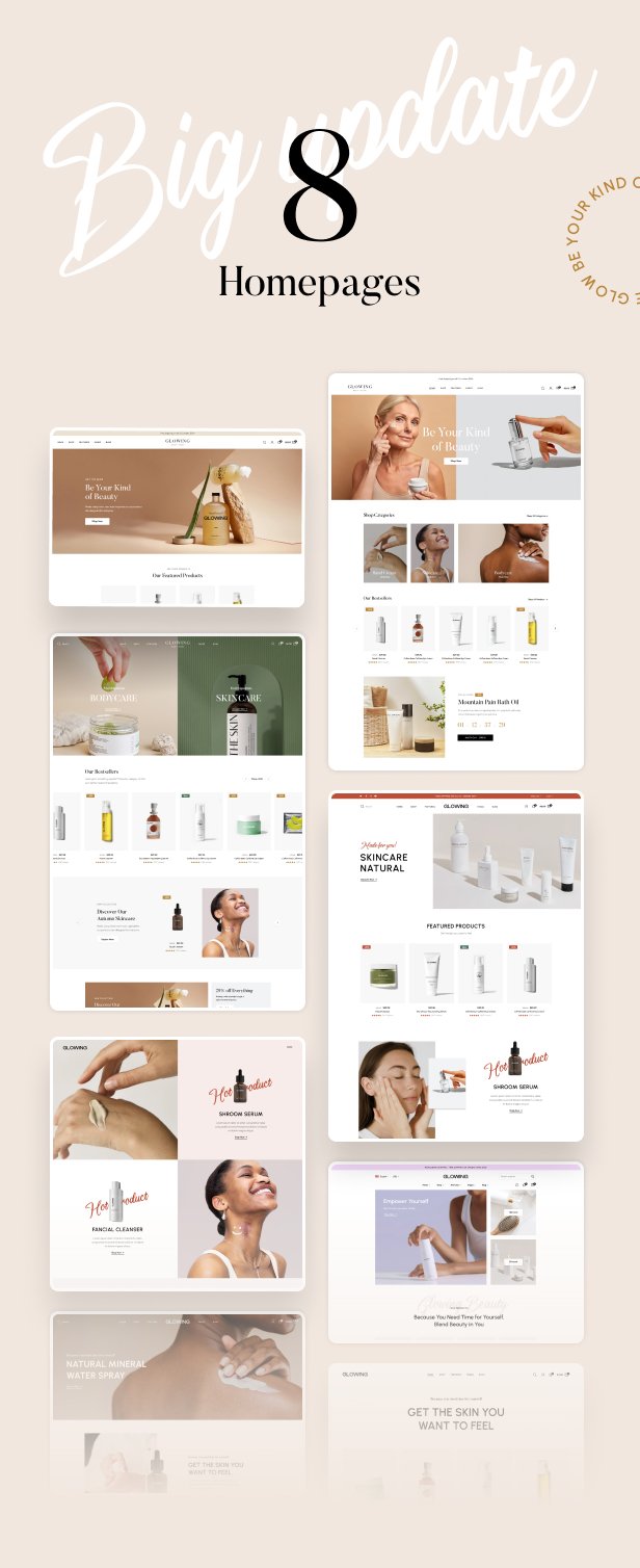 Glowing – Beauty & Cosmetics Shop HTML Template