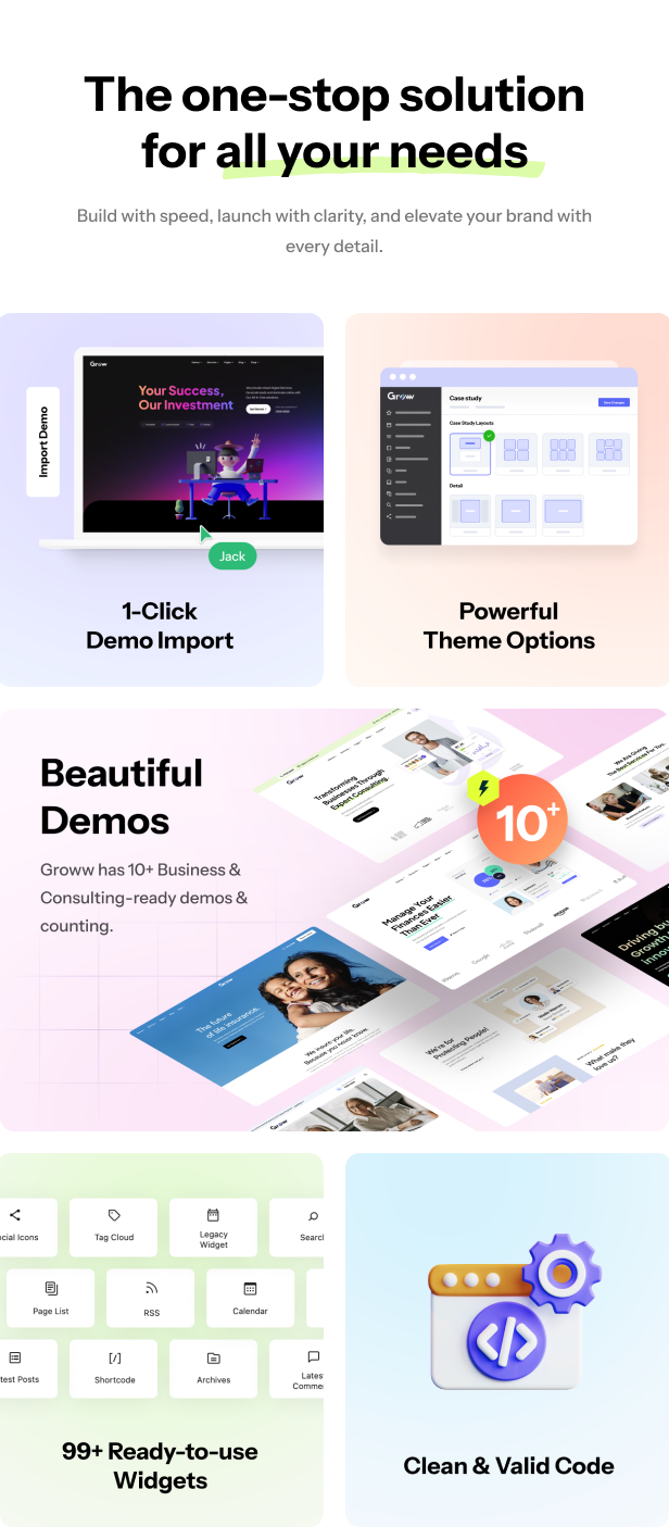 Groww - Business & Consulting WordPress Theme - 12