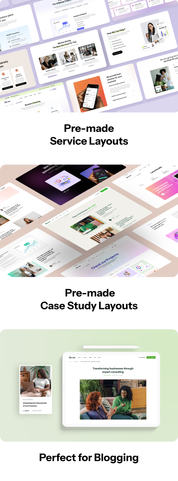 Groww - Business & Consulting WordPress Theme - 14