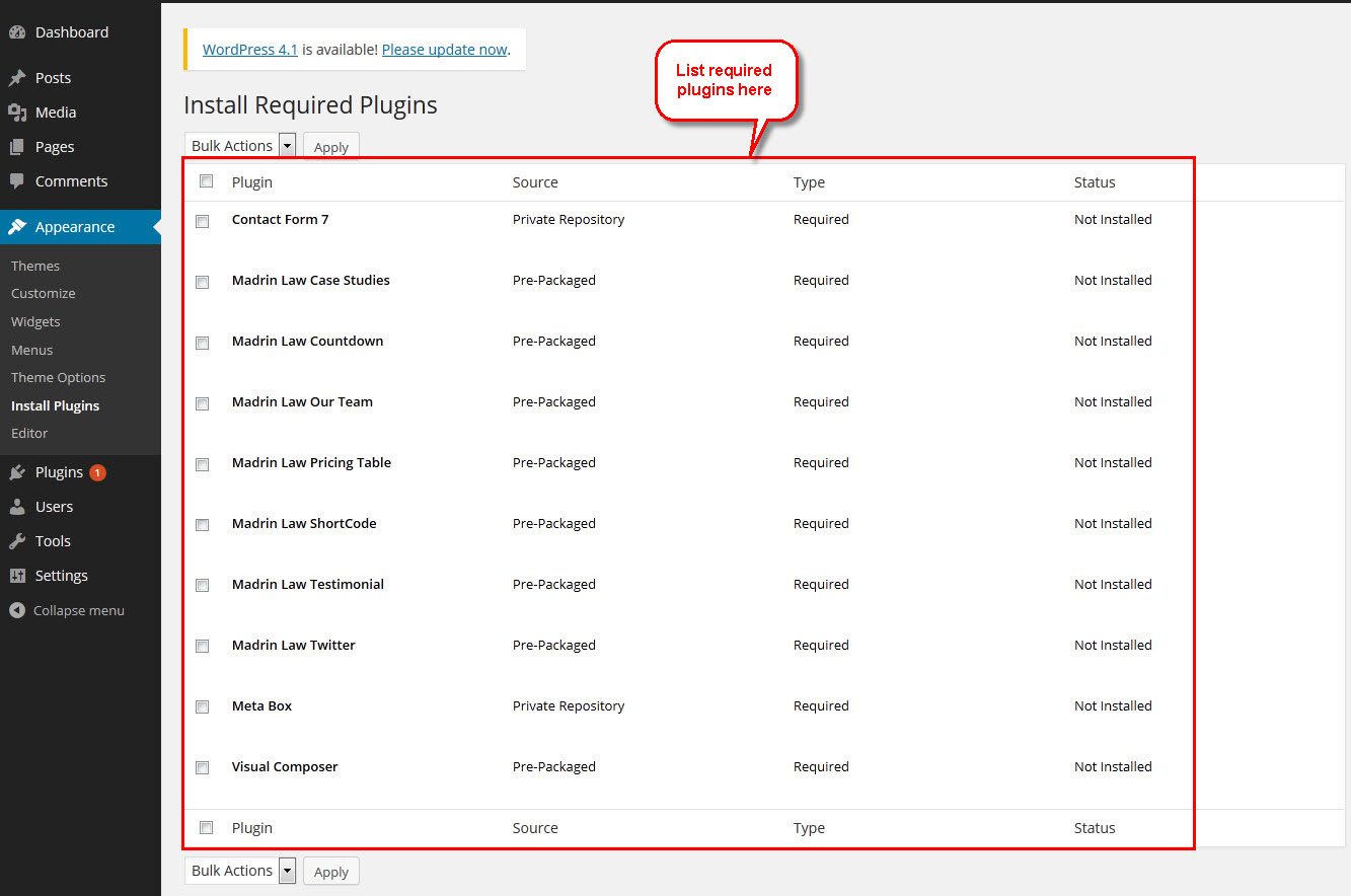 install plugins